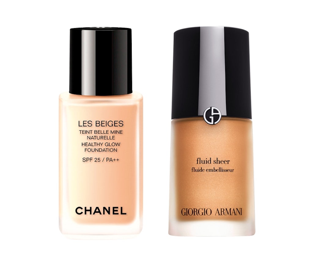 Foundation + highlighter Foundation + highlighter