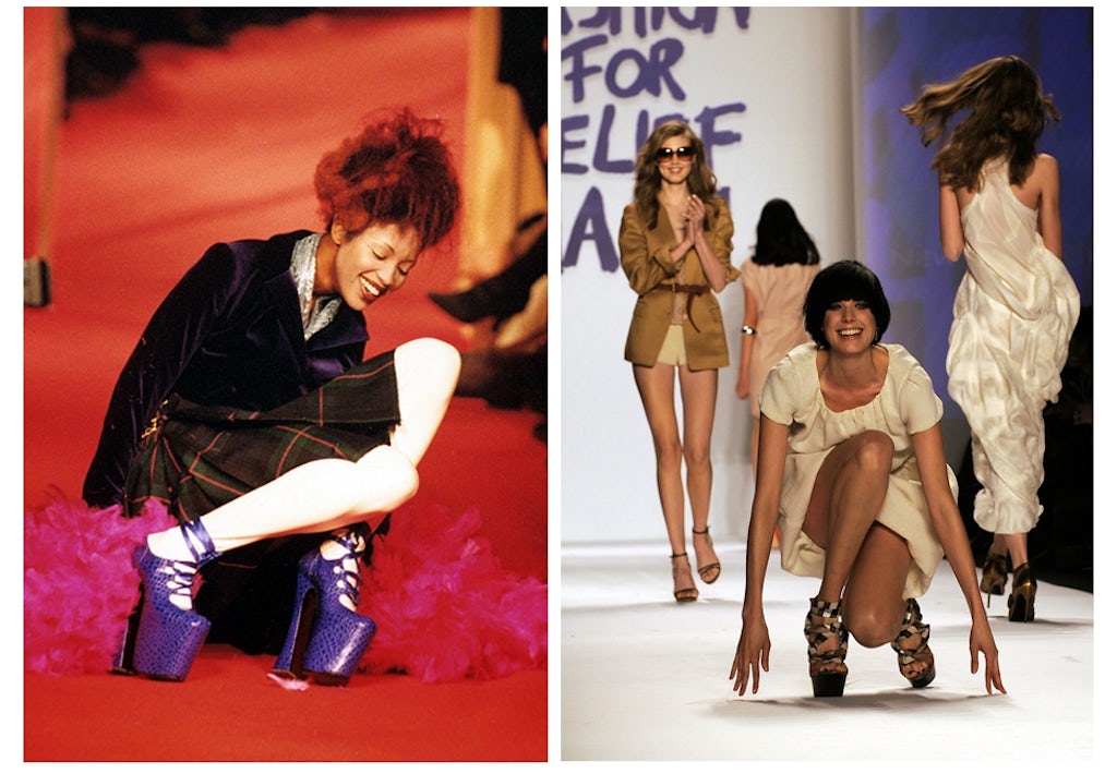 Modellernes uheldige catwalk-kiksere: Fra Naomi Campbell til Bella hadid