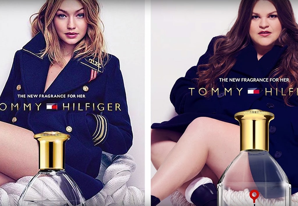 Plus size-kvinder genskaber modekampagner