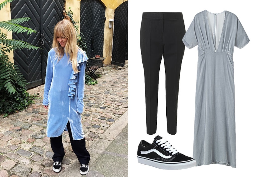Shop looket: Velour og babyblå til hverdag