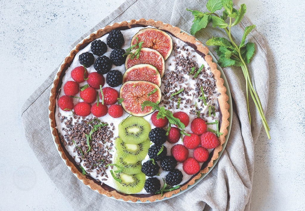 Glutenfri og vegansk sensommer tærte
