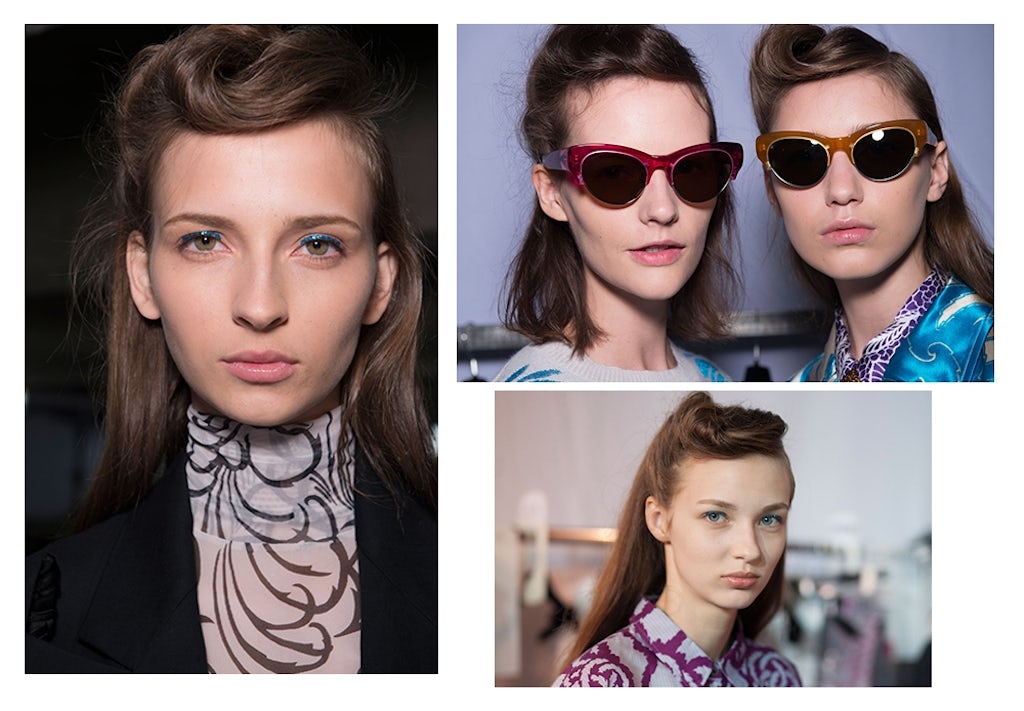Rockabilly Seje frisurer fra catwalken, Dries Van Noten SS16
