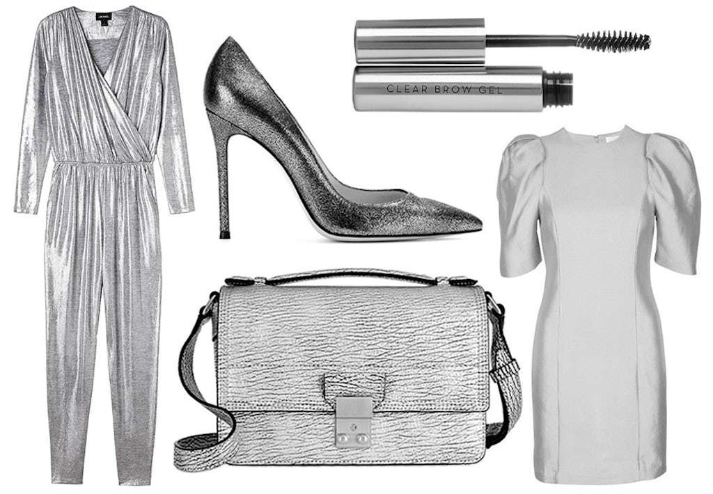 Silver, black & white Silver, black & white