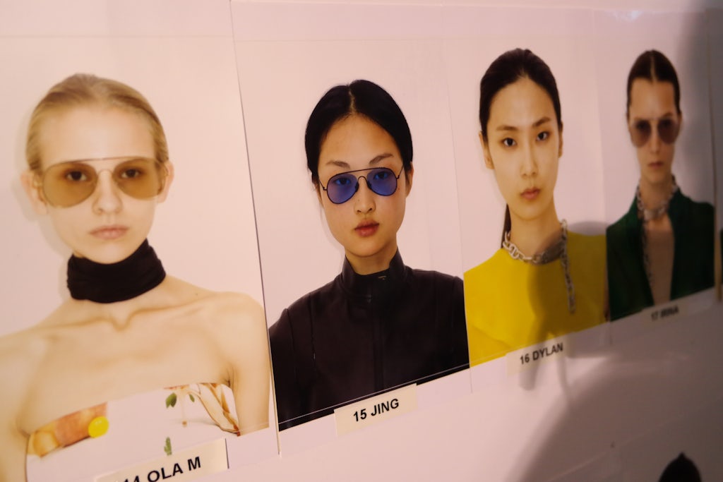 Acne backstage Acne backstage