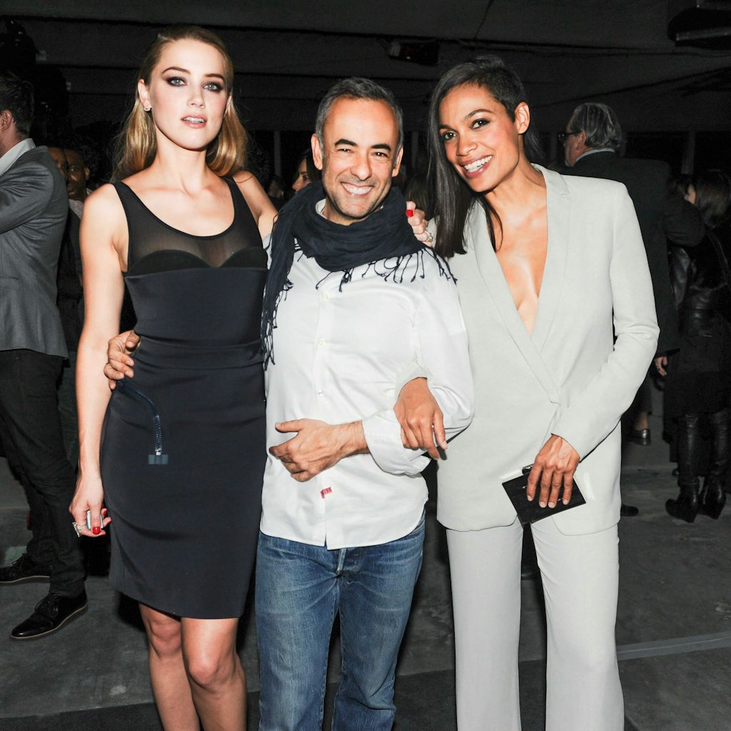 Amber Heard, Francisco Costa og Rosario Dawson Amber Heard, Francisco Costa og Rosario Dawson