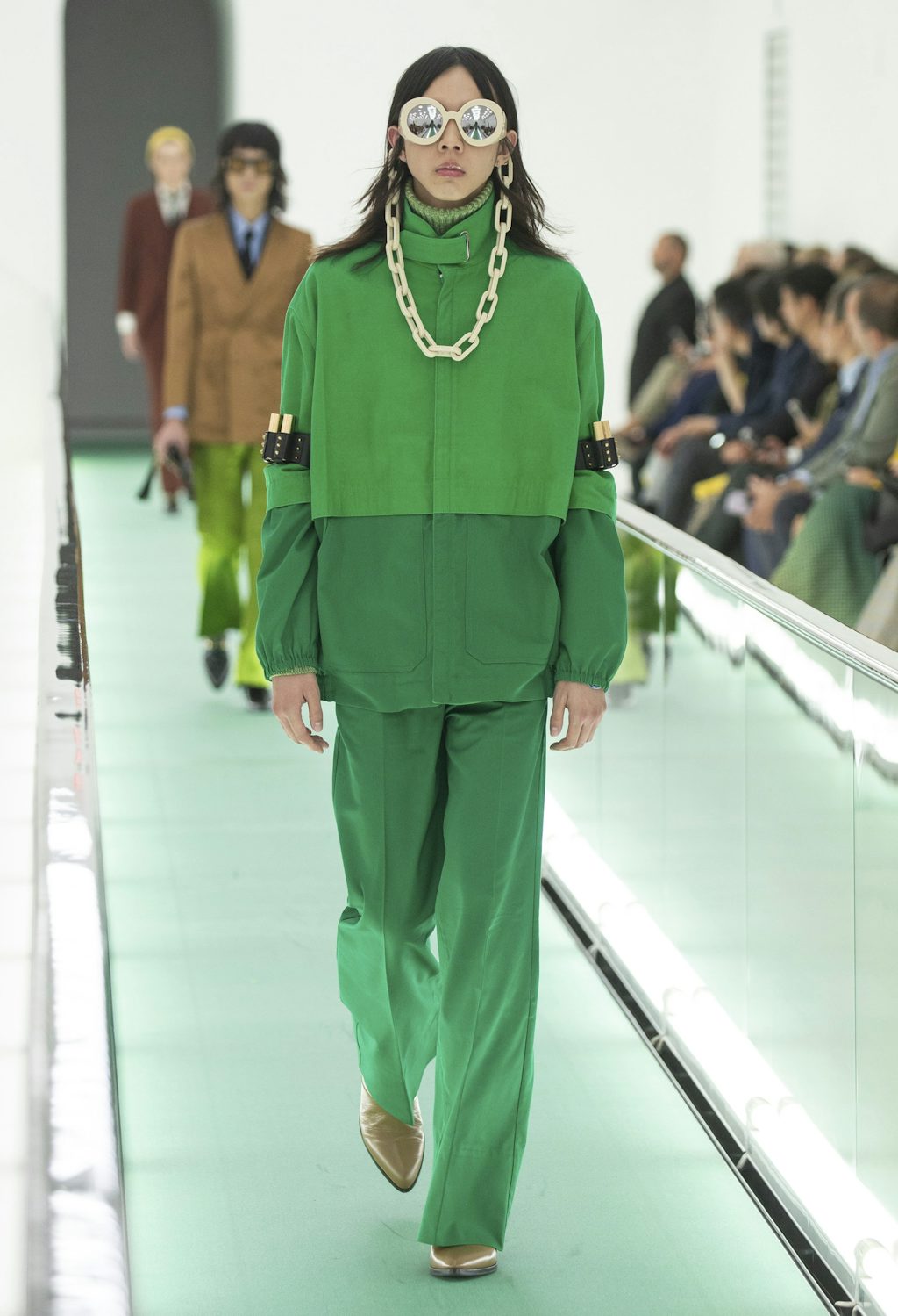 Gressgrønn Grønne klær fra Gucci.