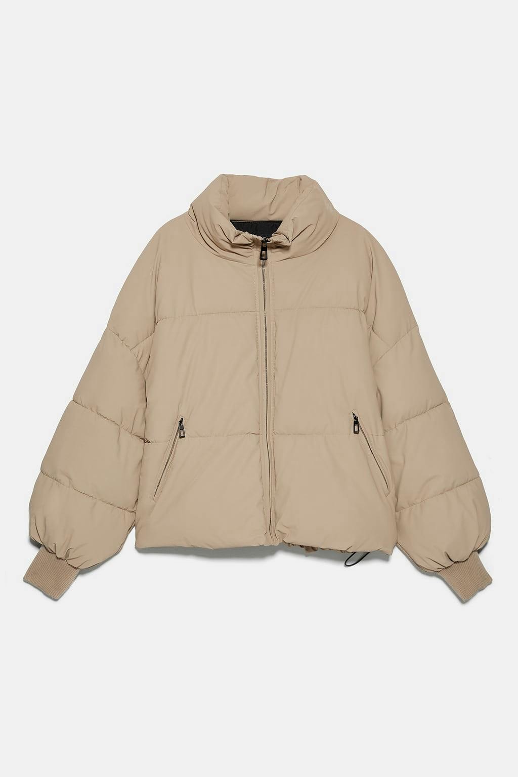 Dunjakke beige Dunjakke høsttrend jakke vinterjakke høstjakke budsjett