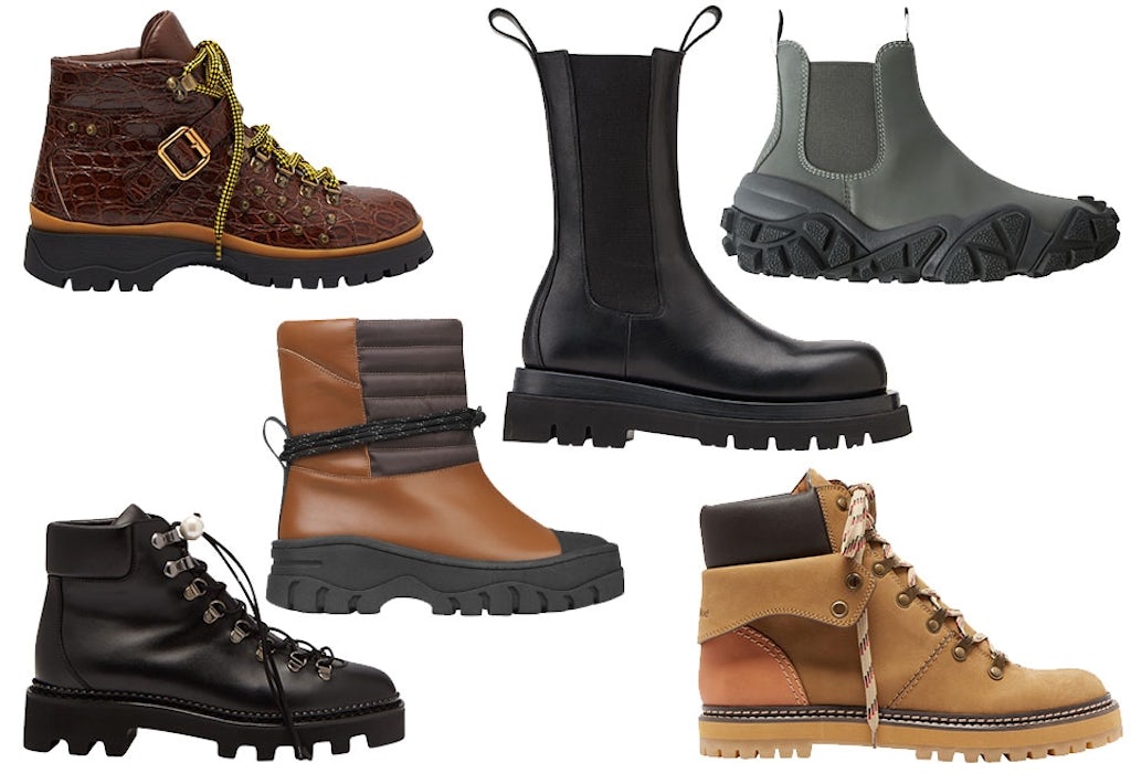 Outdoor-støvlen høstmote 2019 Outdoor-støvle Prada / Bottega Veneta / Acne Studios / Ganni / Nicholas Kirkwood / Chloé