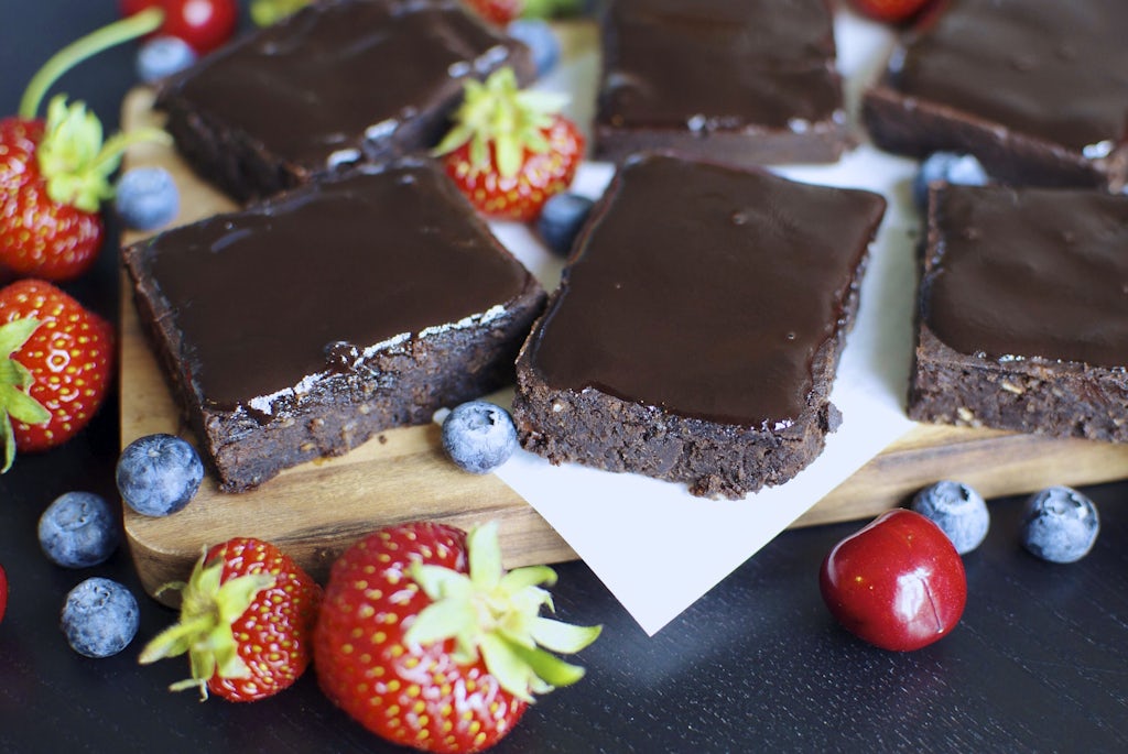 Sunn brownie: Fremgangsmåte sunn mat brownie kake oppskrift dessert