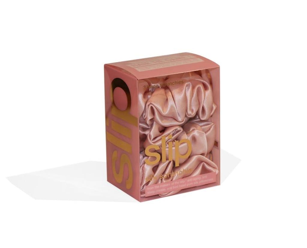 En scrunchie i håret