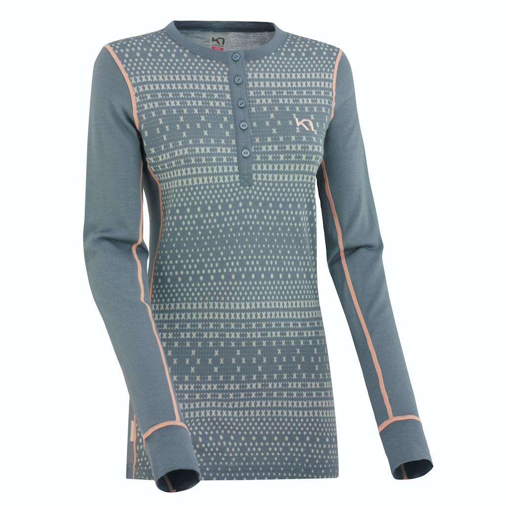 Kari Traa Mønster genser i fargen Jeans