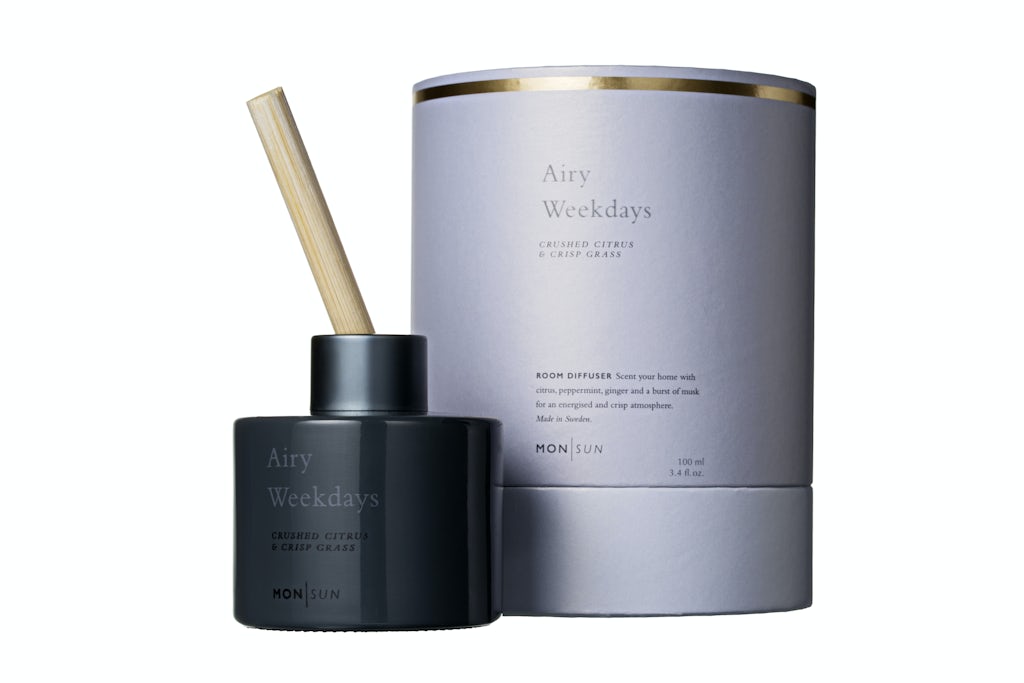 Avslappende duftpinner Airy weekdays diffuser