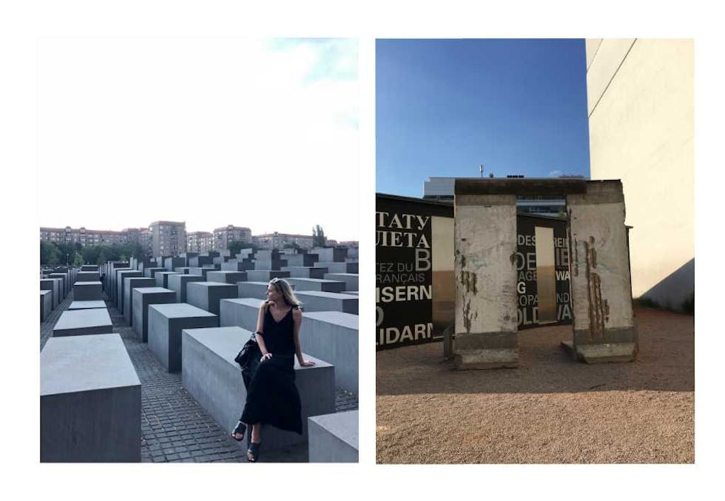 Holocaust-minnesmerke og Check Point Charlie