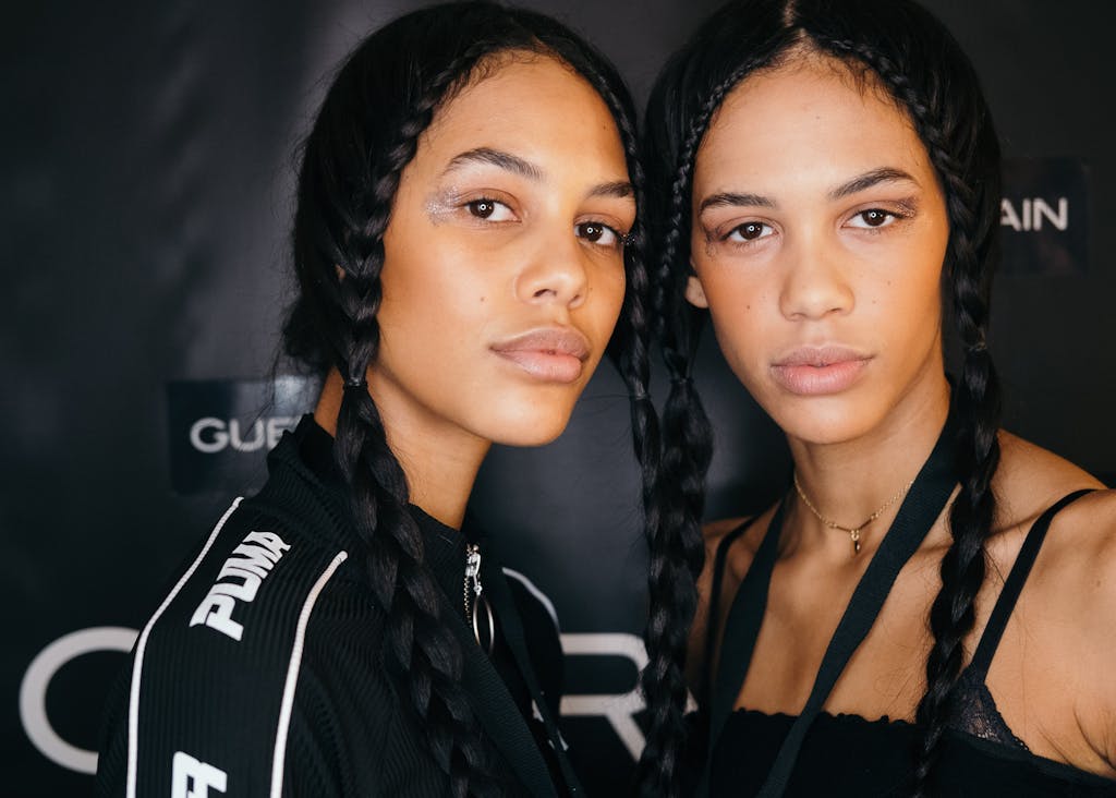 Oslo Runway backstage makeup