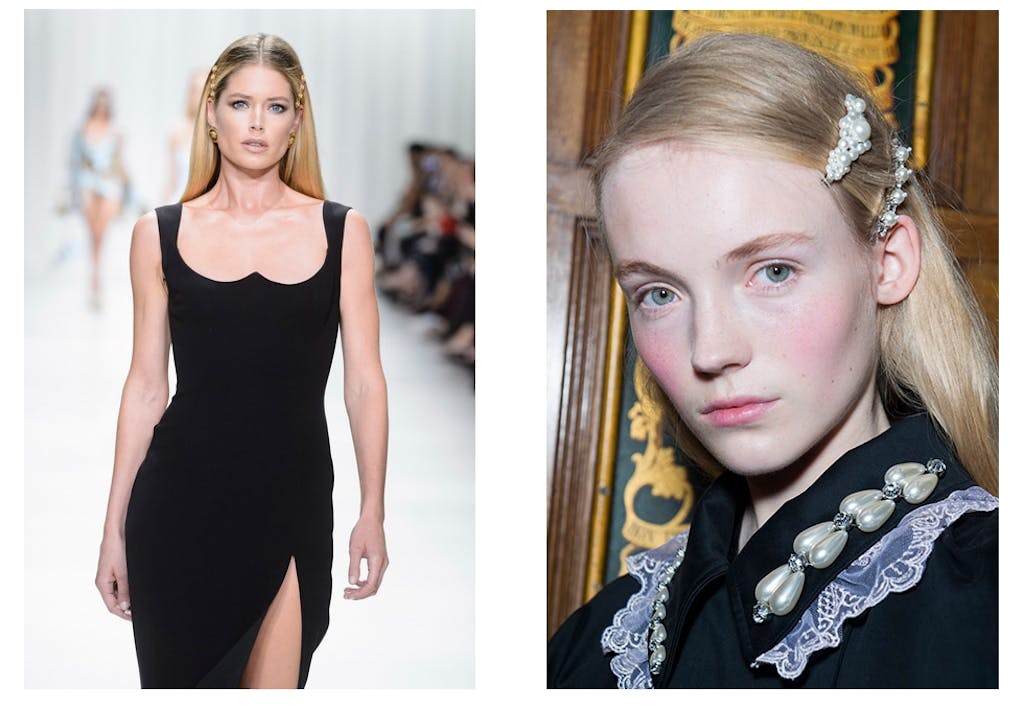 Hårspenne hårtrend versace