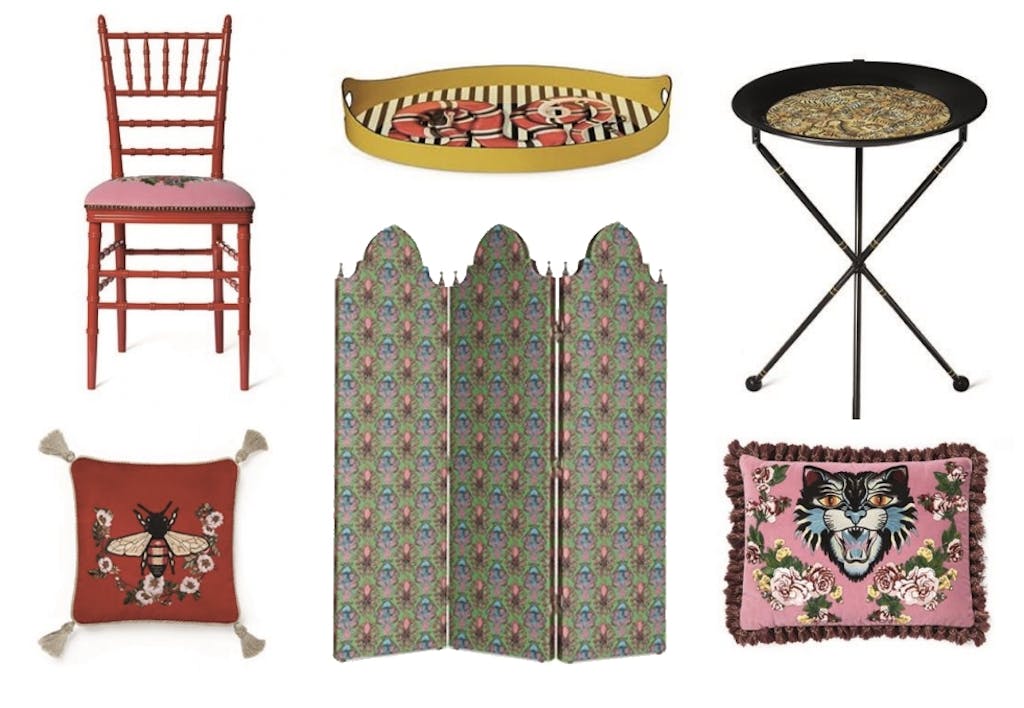 Gucci lanserer egen interiørlinje