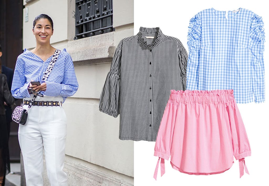 6 rutete bluser på budsjett