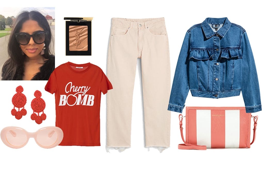 vårmote veske balenciaga solbriller ganni