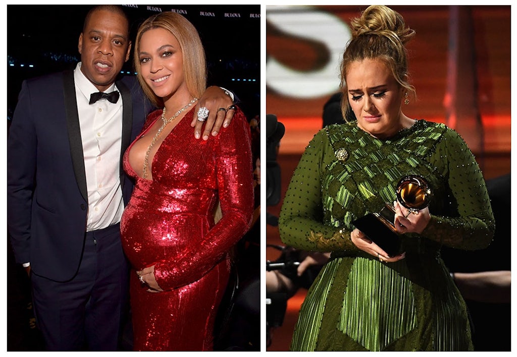 Beyonce Adele Grammys