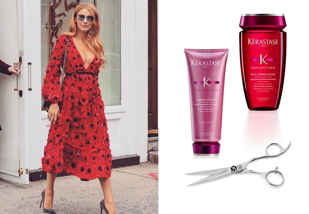 langt hår blake lively hair