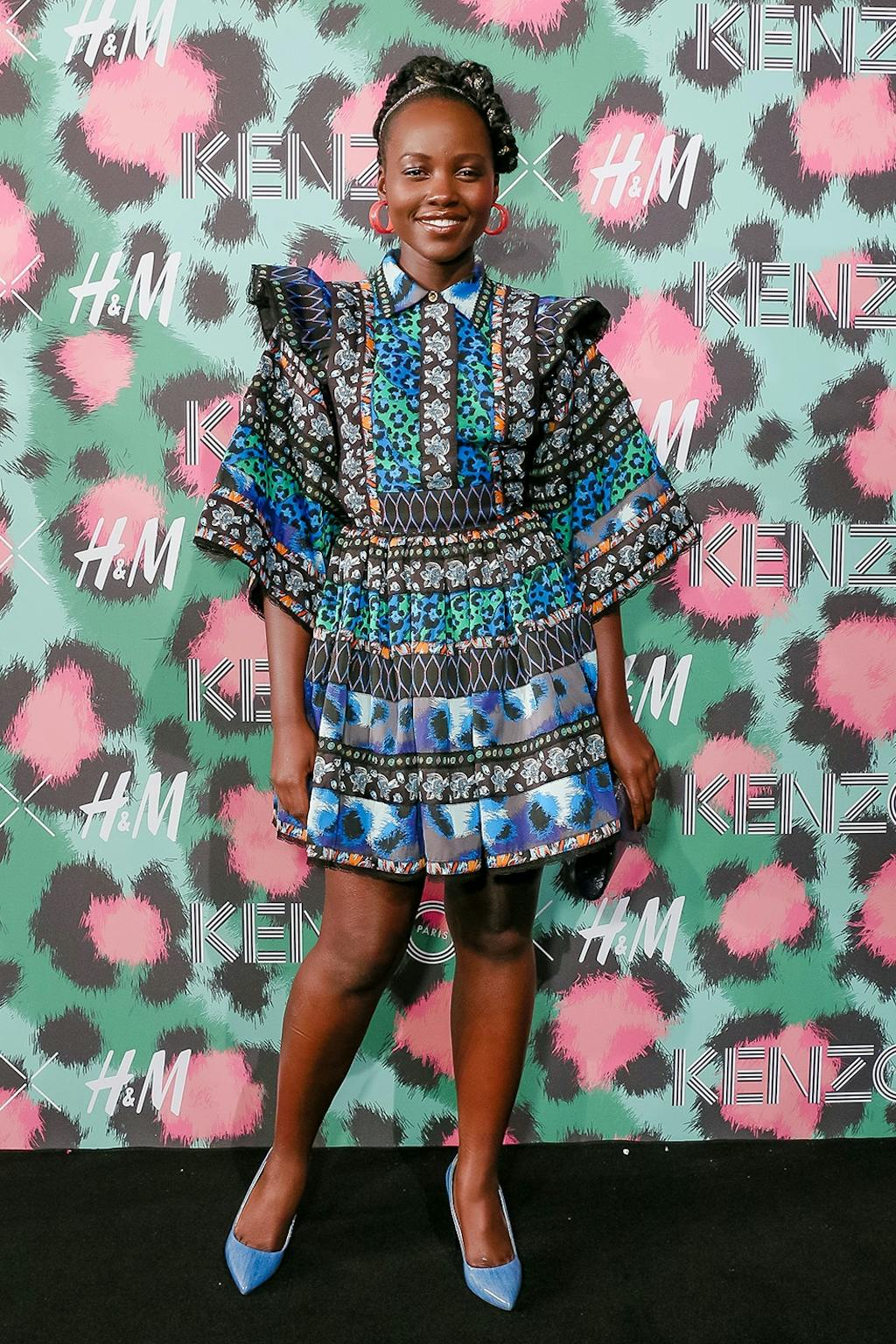 Lupita Nyong'o i kjole fra KENZOxH&M