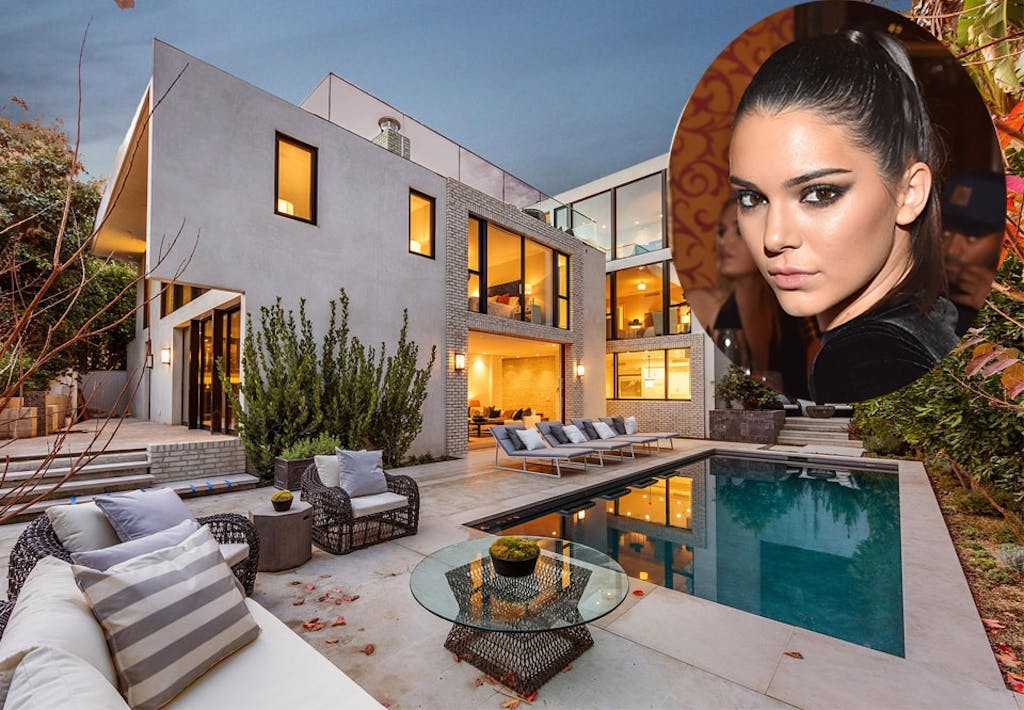 Kendall Jenner villa hus hjem basseng