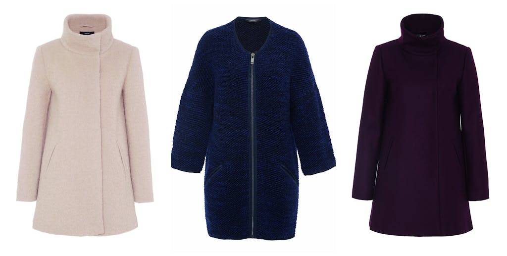 Høstjakkene fra HALLHUBER er preget av maskuline snitt i ”soldatstil”, men likevel feminine i høstens viktigste trendfarger. 