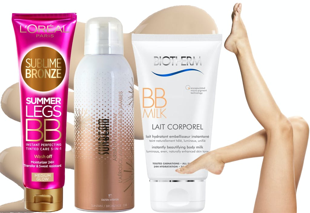 Sminke til beina. Bodylotion med farge