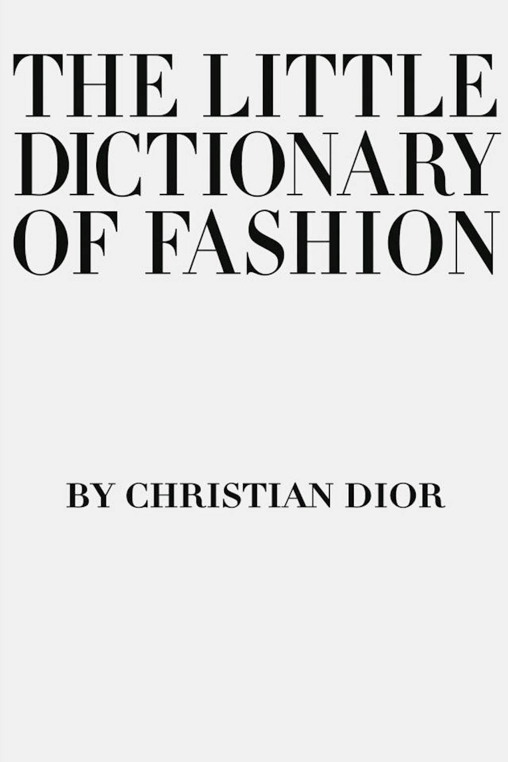 The little dictionary of fashion