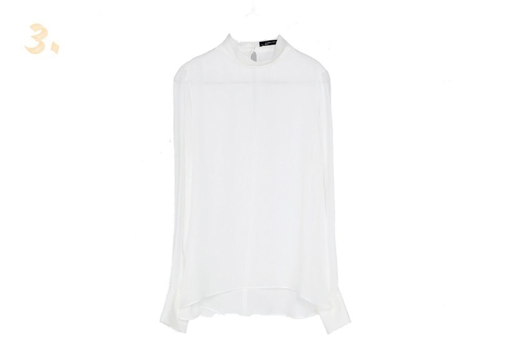 Høyhalset bluse Høyhalset bluse