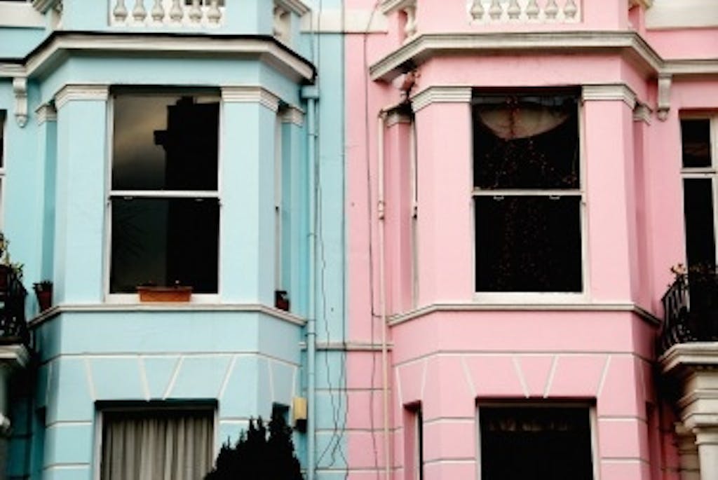 LONDON, Den blå døren i Notting Hill