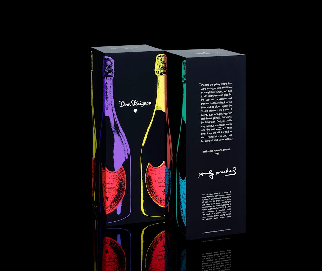 Dom Pérignon hyller Andy Warhol Dom Pérignon hyller Andy Warhol
