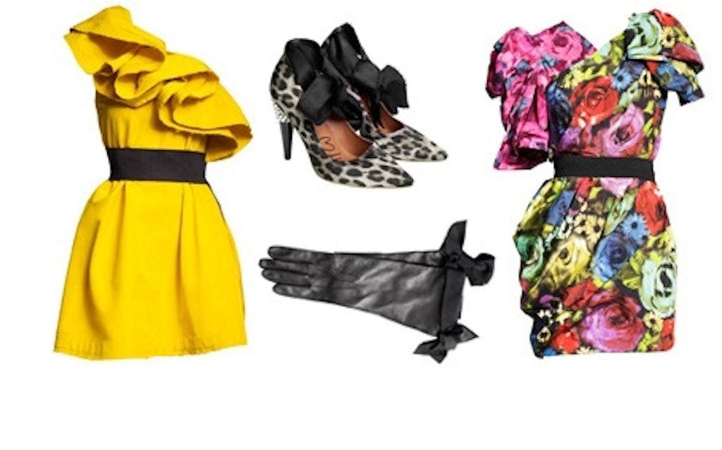 Gul kjole til 1.299 kr., sko til 799 kr., handsker til 349 kr. og kjole med blomsterprint til 1.799 kr. Alt fra Lanvin for H&M. Gul kjole til 1.299 kr., sko til 799 kr., handsker til 349 kr. og kjole med blomsterprint til 1.799 kr. Alt fra Lanvin for H&M.