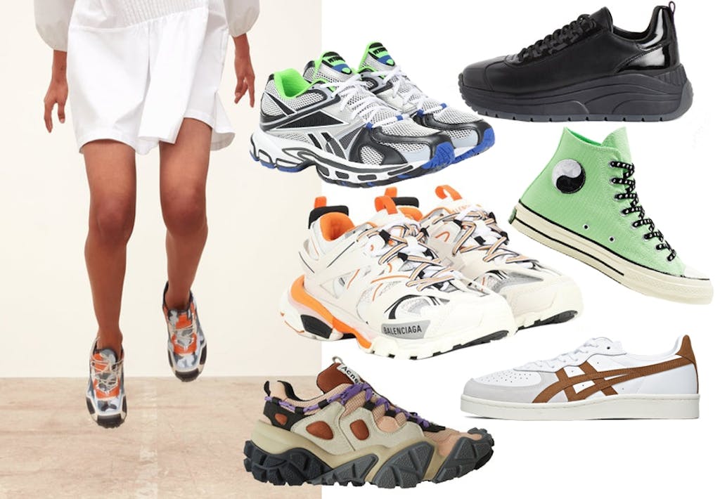 sneakers fra Nike, Balenciaga og Puma