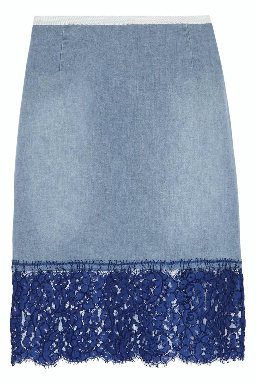 Denim med blonde