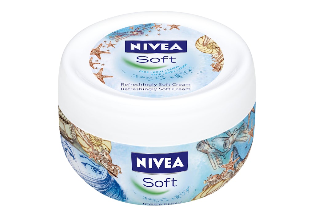 Nivea Soft med Josep Fonts designs. Nivea Soft med Josep Fonts designs.