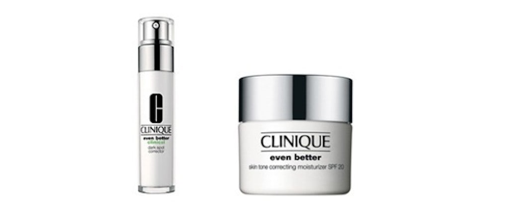 Even better clinical dark spot corrector til 395 kr. og Even better skin tone correcting moisturizer SPF 20 til 350 kr. Begge fra Clinique. Even better clinical dark spot corrector til 395 kr. og Even better skin tone correcting moisturizer SPF 20 til 350 kr. Begge fra Clinique.
