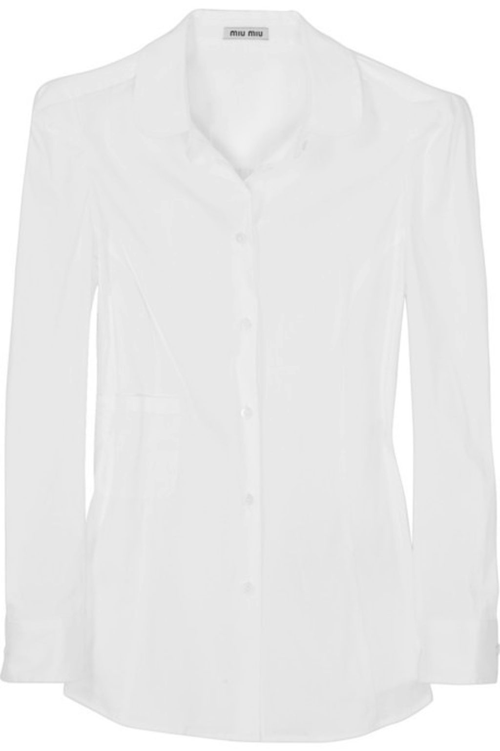 Skjorte fra Miu Miu til ca. 3.135 kr. hos Net-a-porter.com. Skjorte fra Miu Miu til ca. 3.135 kr. hos Net-a-porter.com.