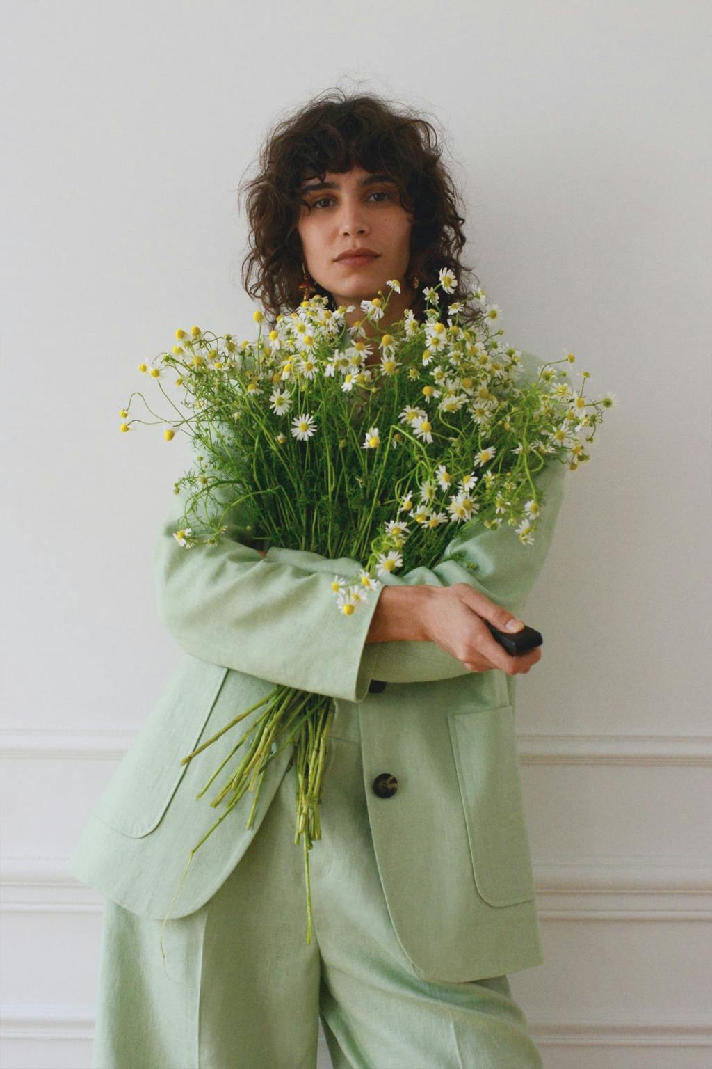 Blazer oversize lime blazer zara