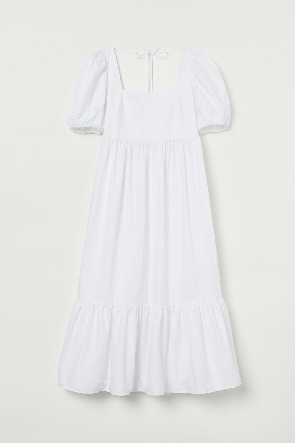 Let lang hvid kjole fra h&m Let lang hvid kjole fra h&m
