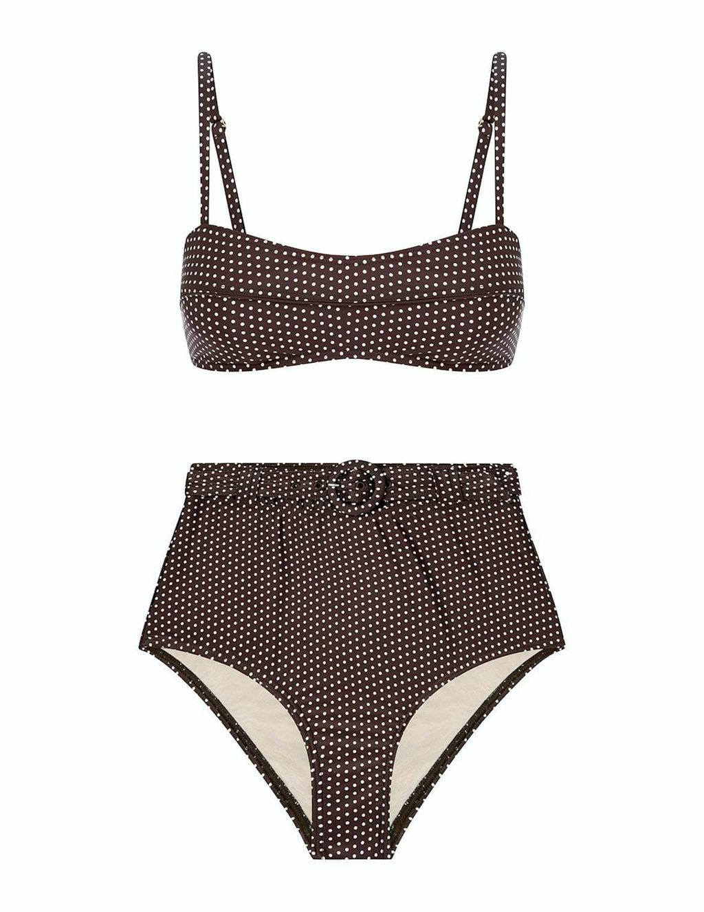Peony brun højtaljet bikini Peony brun højtaljet bikini