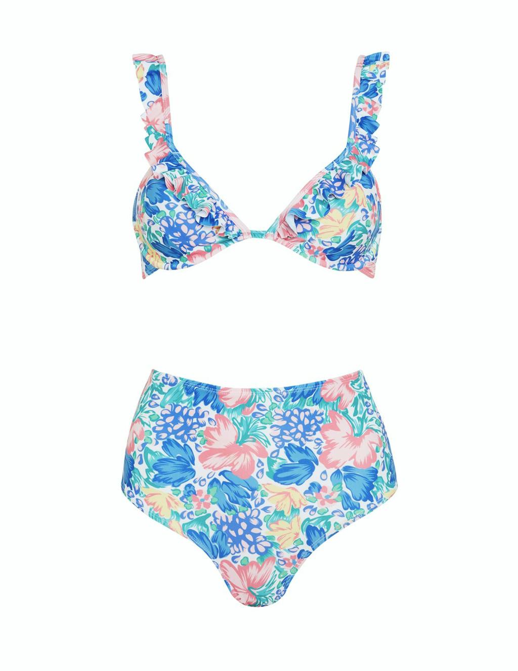 blomsterprint bikini fra FAITHFULL THE BRAND
