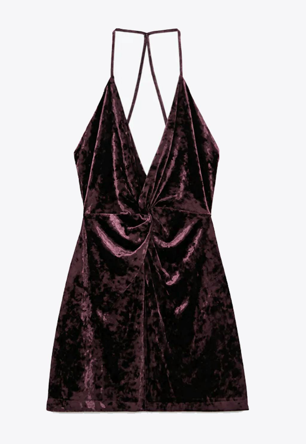 Bordeaux velourkjole Bordeaux velourkjole