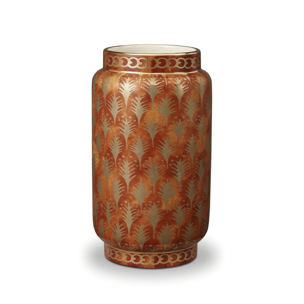 Rød-vase