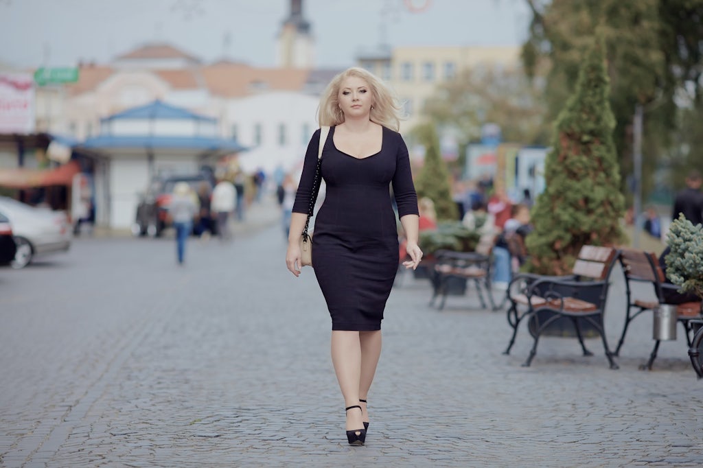 Plus size kjole