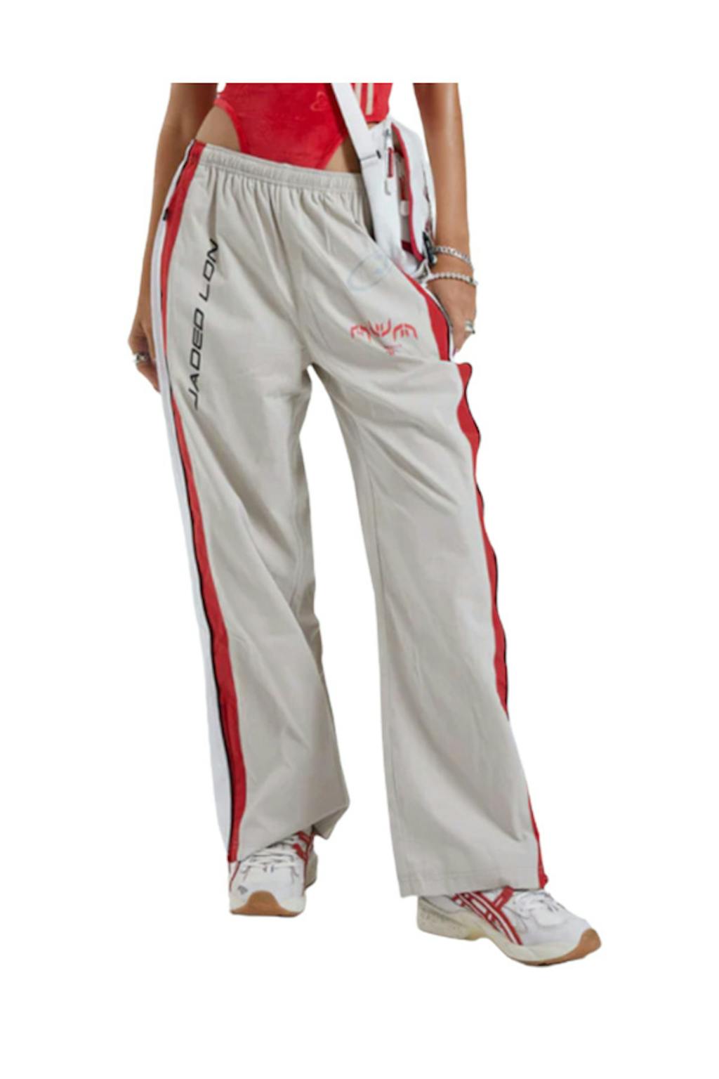 hvide track pants