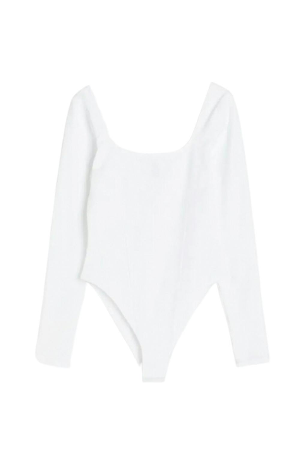 hvid bodystocking
