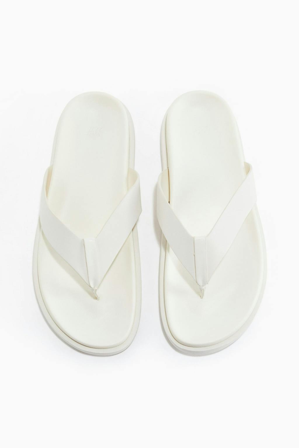 hvite flipflops