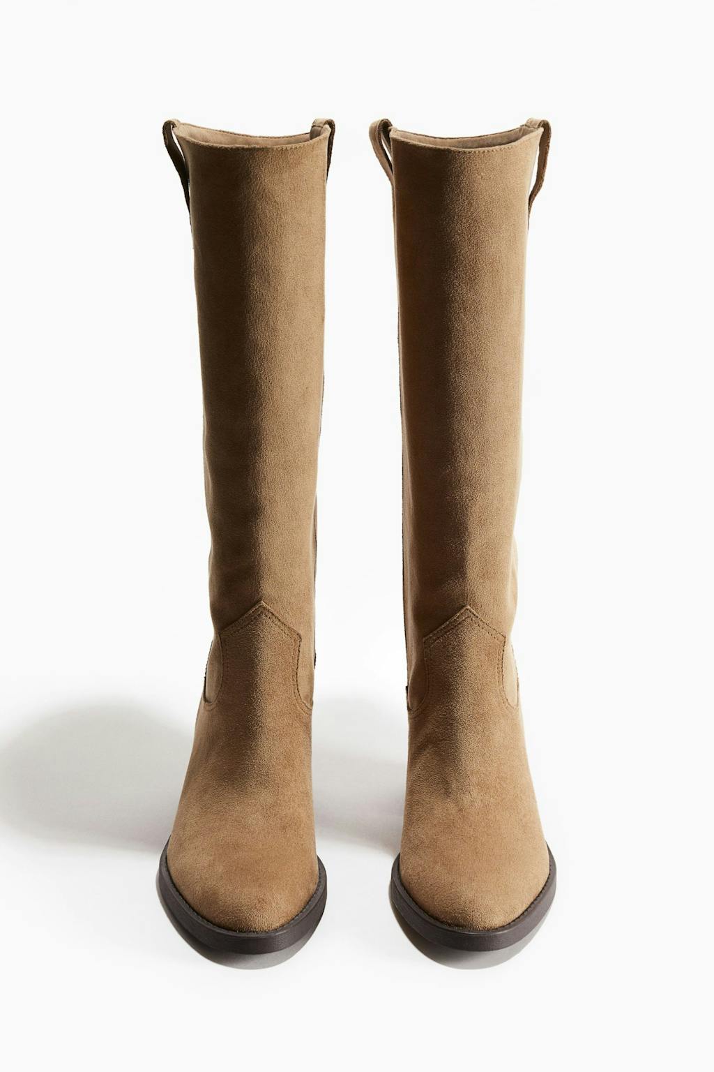Beige cowboys boots