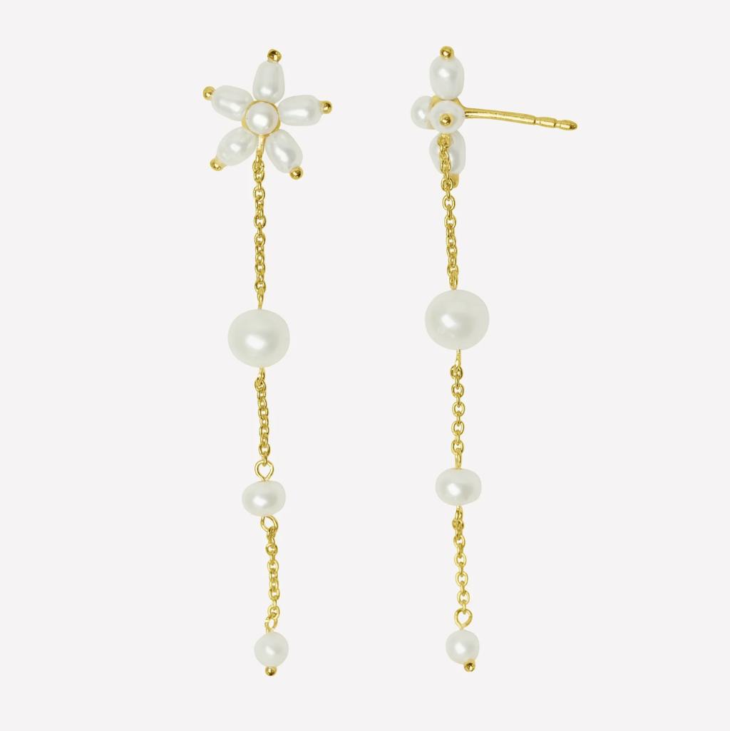 Pearl Signature earhanger long fra byBiehl